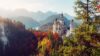 Summer Germany Morning In The Bavarian Mountains Castle Neuschwanstein